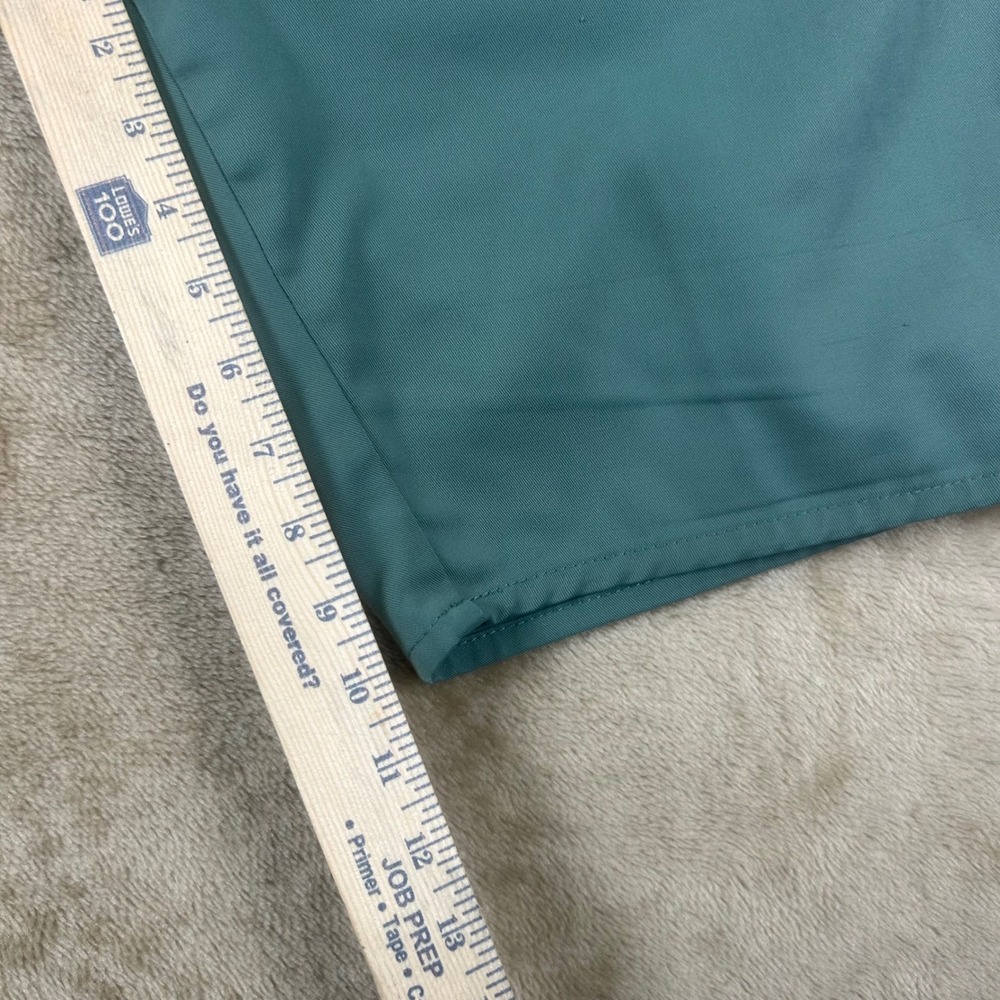 RVCA Stapler Chino Shorts Mens 38 Teal Green Stretch M7208STA Regular Fit - Picture 2 of 8